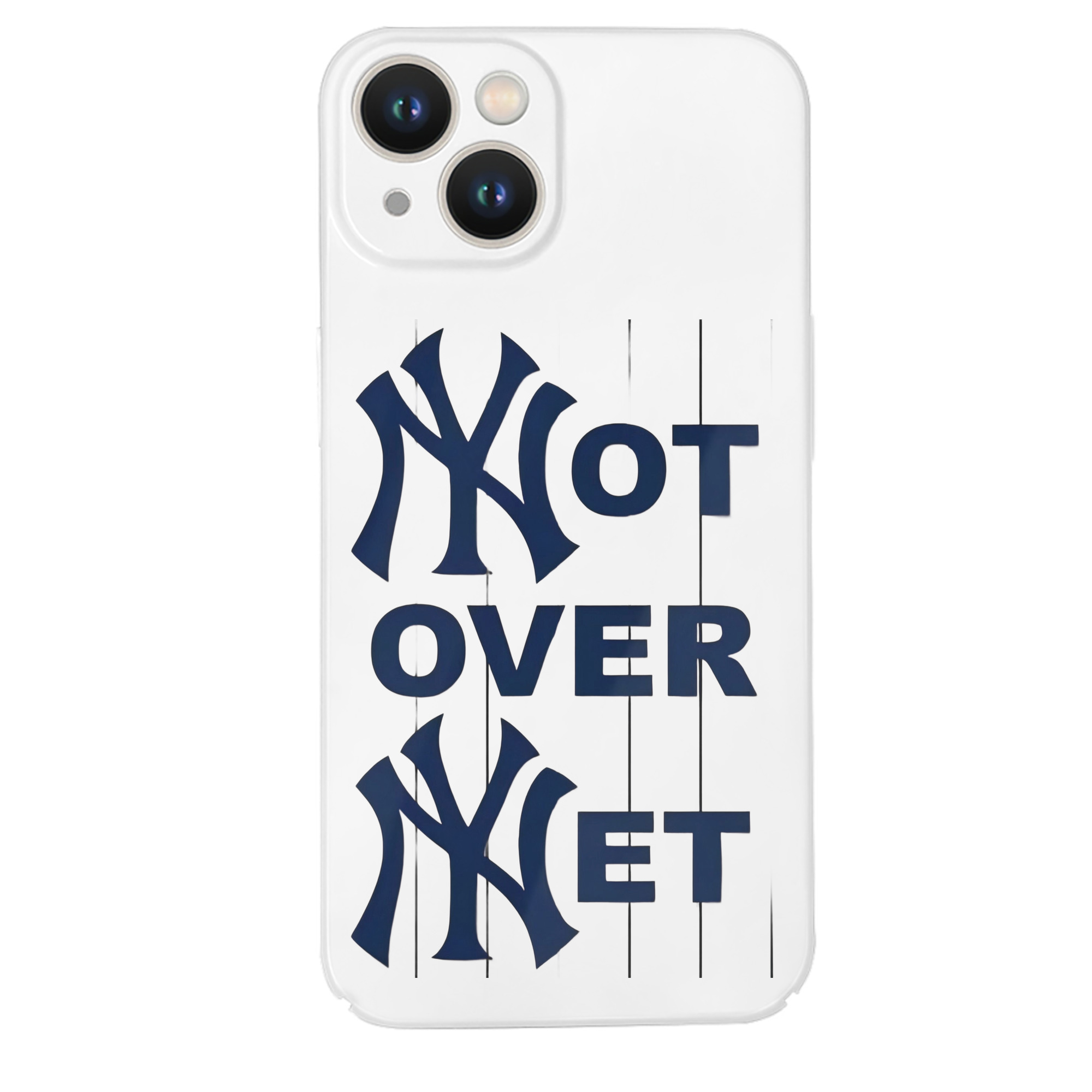 New York Yankees Not over Net IPhone 14 Series Full-Cover Hard Case – Shockproof With Raised Camera Protection – Precise Cutouts, Wireless Charging Compatible – Durable, Anti-Yellowing, Easy To Clean